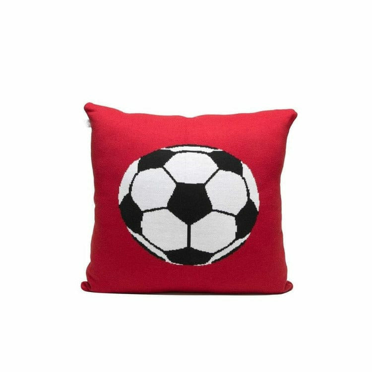 Rian Tricot - Cherry Soccer Ball Pillow - Room Decor