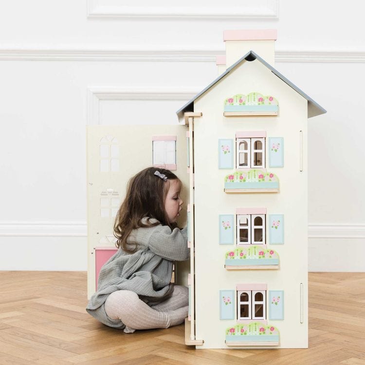 Le Toy Van - Cherry Tree Hall Wooden Dollhouse - Preschool