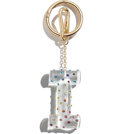 Minibar by BaubleBar - Confetti Initial Bag Charm - I - Trend Accessories