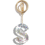 Minibar by BaubleBar - Confetti Initial Bag Charm - S - Trend Accessories