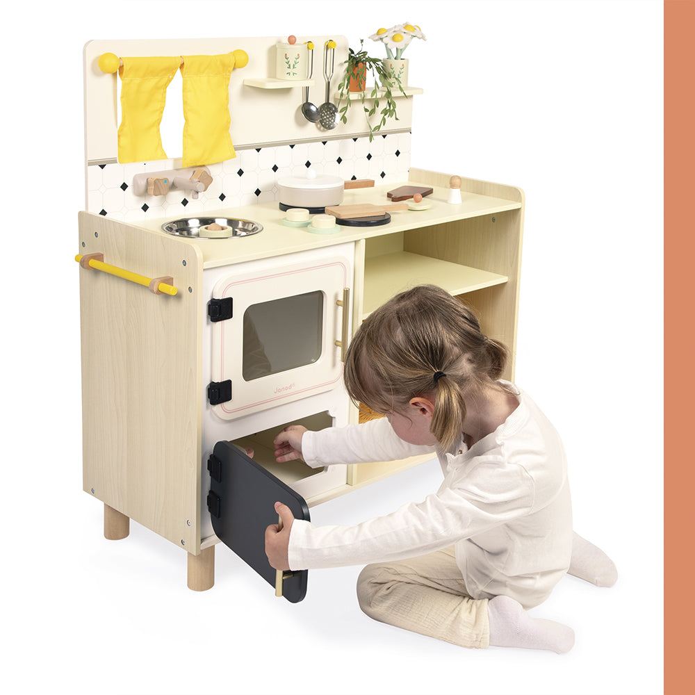 Janod - Cottage Chic Big Cooker Kitchen - Preschool