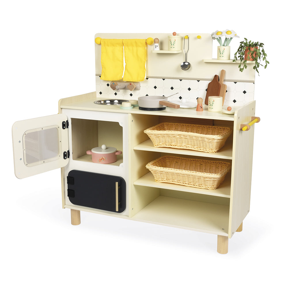 Janod - Cottage Chic Big Cooker Kitchen - Preschool