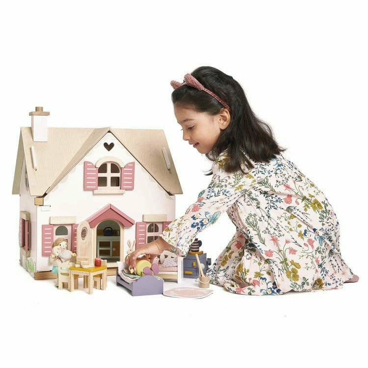 Tender Leaf Toys - Cottontail Cottage Dollhouse - Preschool