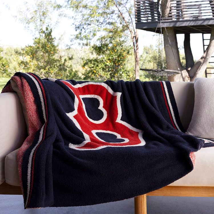 Barefoot Dreams - CozyChic Boston Red Sox Throw Blanket - Trend Accessories