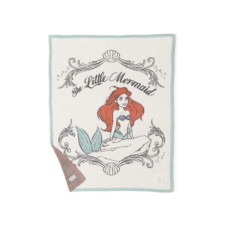 Barefoot Dreams - CozyChic Disney Ariel Blanket - Trend Accessories
