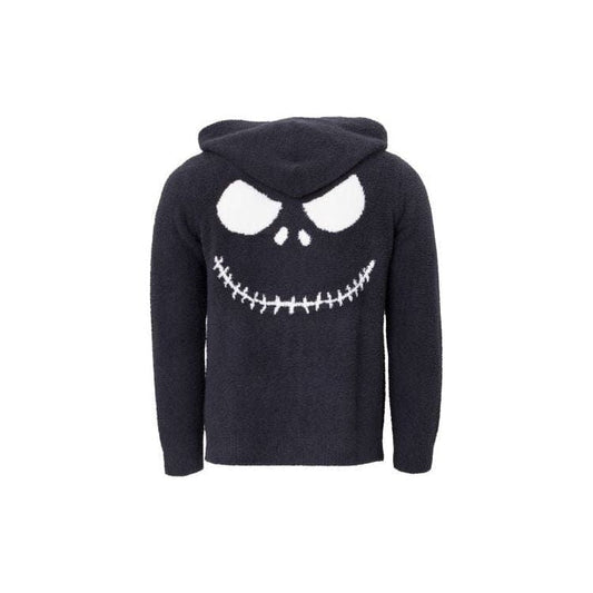 Barefoot Dreams - CozyChic Disney Jack Skellington Unisex Zip Hoodie - Trend Accessories