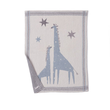 Barefoot Dreams - CozyChic Giraffe Stroller Blanket - Raindrop Multi - Infants