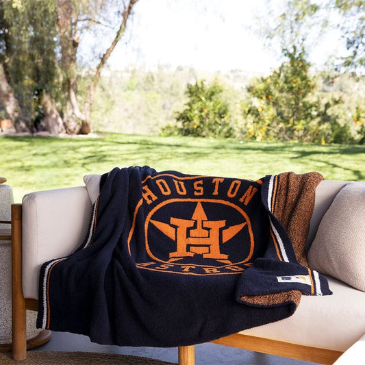 Barefoot Dreams - CozyChic Houston Astros Throw Blanket - Trend Accessories