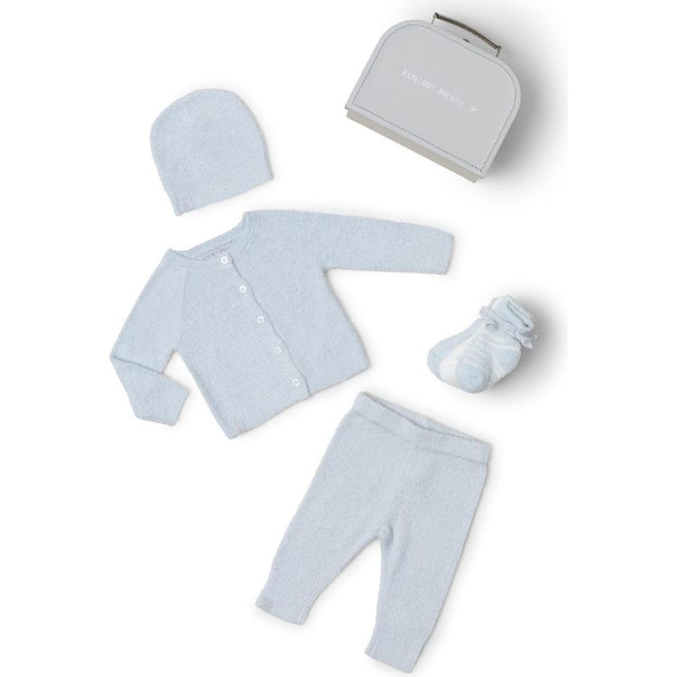 Barefoot Dreams - Cozychic Lite Classic Newborn Set - Blue - Infants
