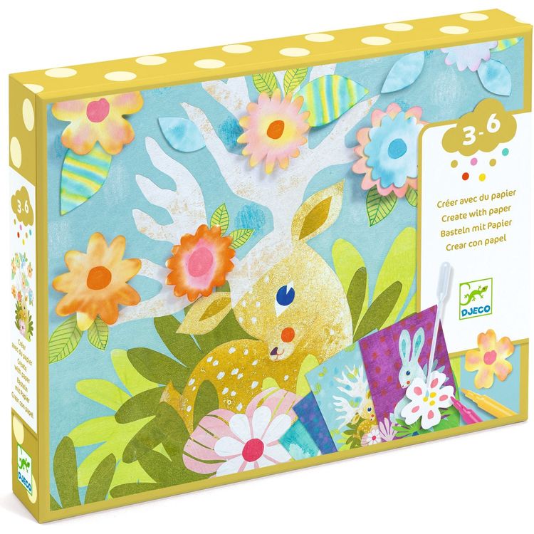 Djeco - Create with Paper Craft Kit - Creativity
