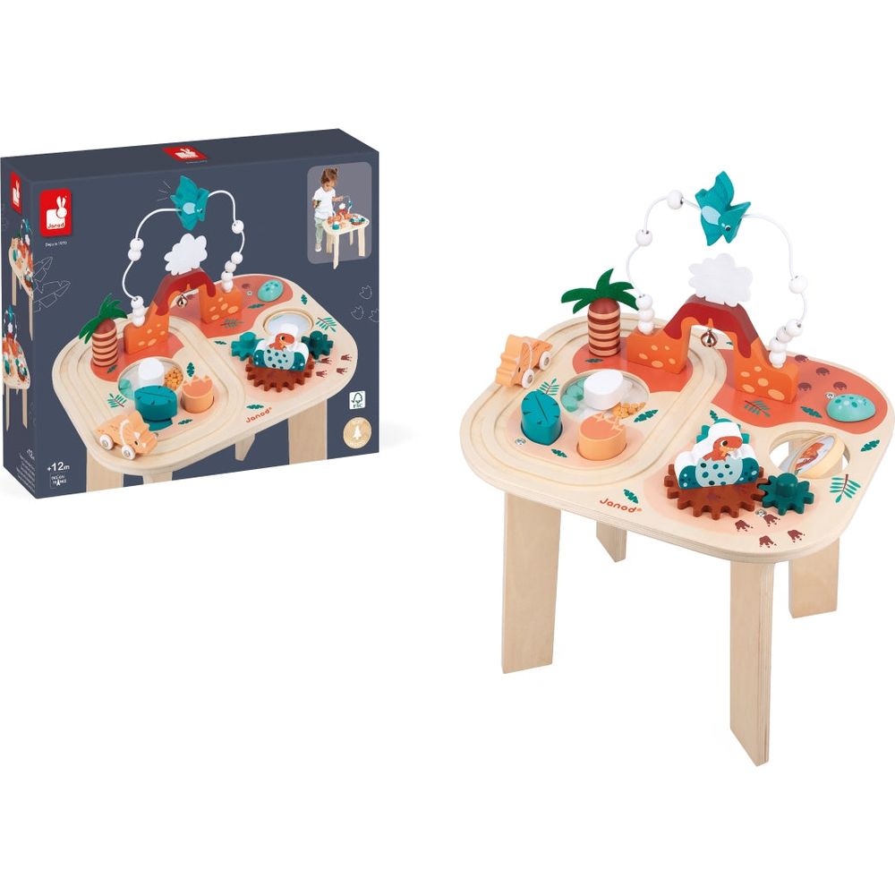 Janod - Dinosaur Activity Table - Infants