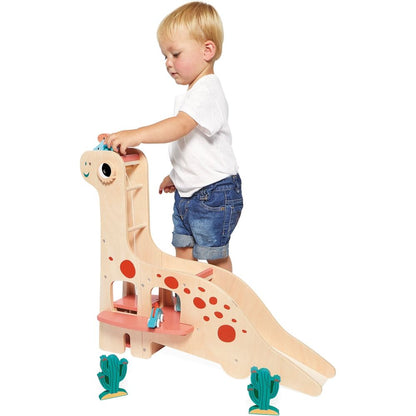 Janod - Dinosaur Garage Playset - Preschool