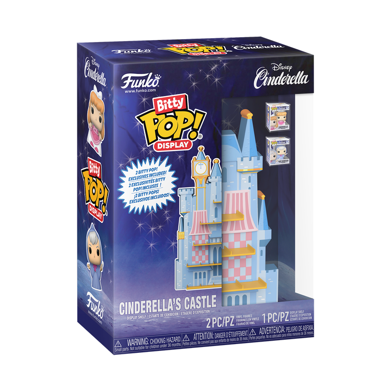 Funko - Disney Bitty Pop! Display Cinderella's Castle - World of Funko
