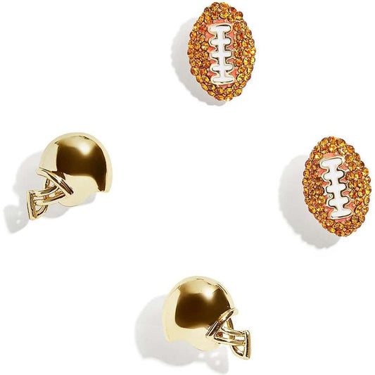 Minibar by BaubleBar - Draft Pick Football Earring Set - Trend Accessories