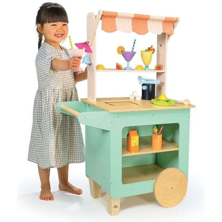 Tender Leaf Toys - Drinks Trolley - Preschool
