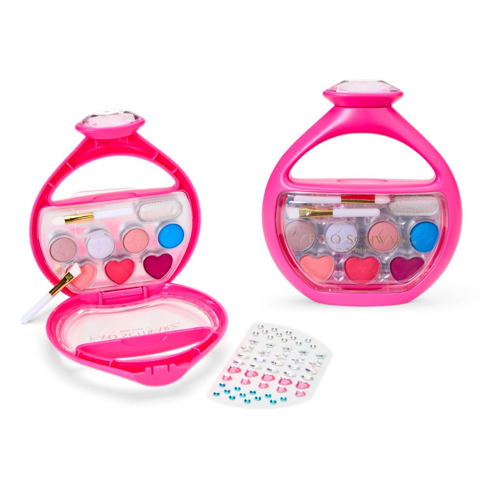 FAO Schwarz - Eye & Lip Compact 7-Piece Set - Fashion Activity and Roleplay