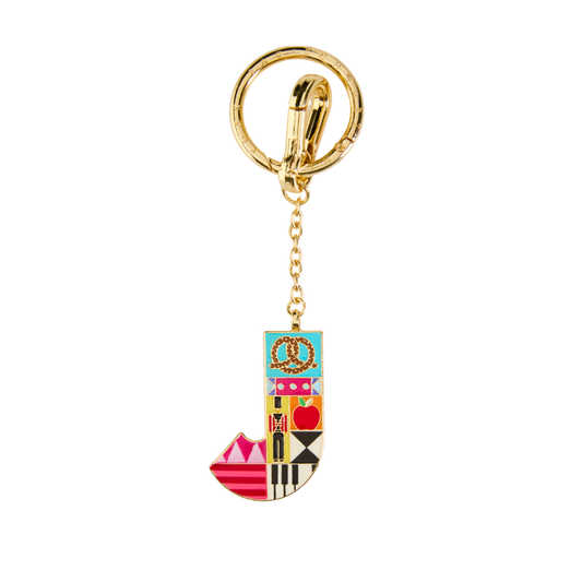 FAO Schwarz - FAO Initial Keychain - J - Souvenirs