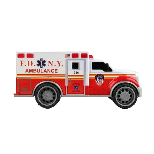 Daron Worldwide Trading, Inc. - FDNY Ambulance Toy with Lights & Sound - Vehicles
