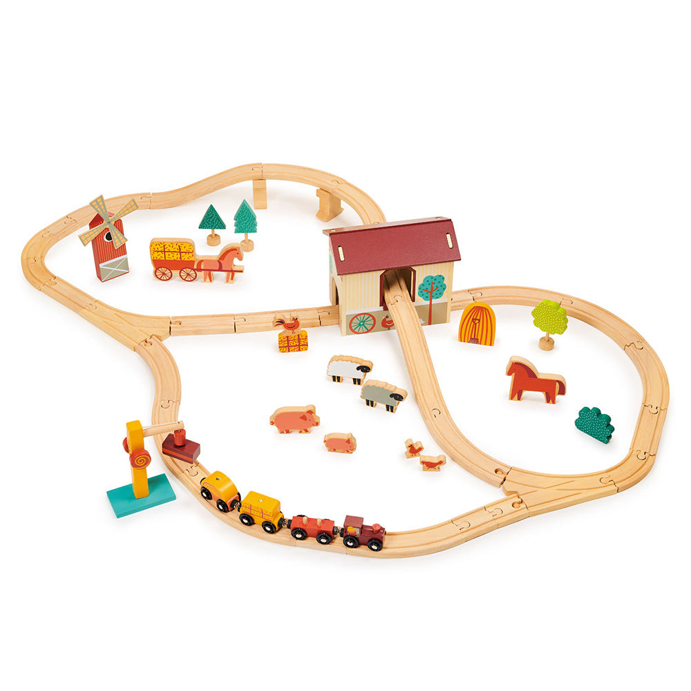 Mentari - Farmyard Train Set - Preschool