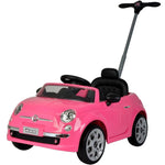 Best Ride on Cars - Fiat Push Car - Pink - Outdoor