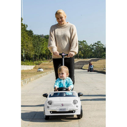 Best Ride on Cars - Fiat Push Car - White - Outdoor