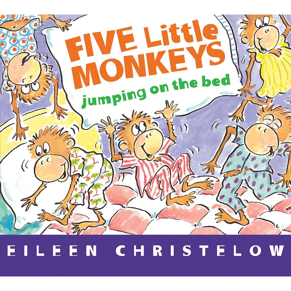 Harper Collins - Five Little Monkeys Jumping on the Bed Board Book - Books