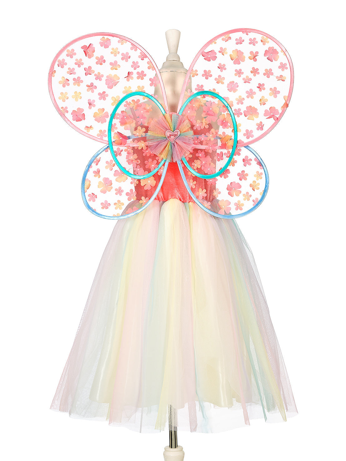 Souza - Flora Dress & Wings Set (Green) - 5-7 Years - Dress up
