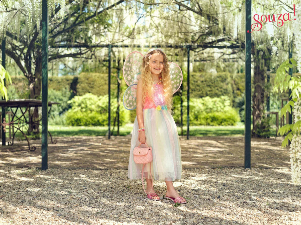Souza - Flora Dress & Wings Set (Green) - 8-10 Years - Dress up