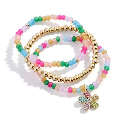 Minibar by BaubleBar - Flower Bracelet Set of 3 - Trend Accessories
