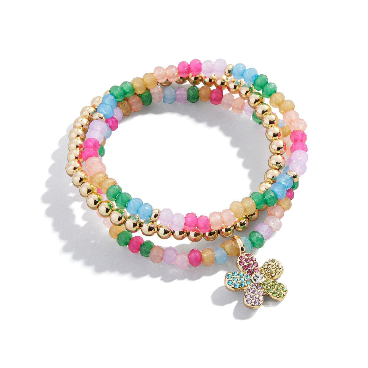 Minibar by BaubleBar - Flower Bracelet Set of 3 - Trend Accessories