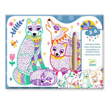 Djeco - Forest Families Coloring Set - Creativity