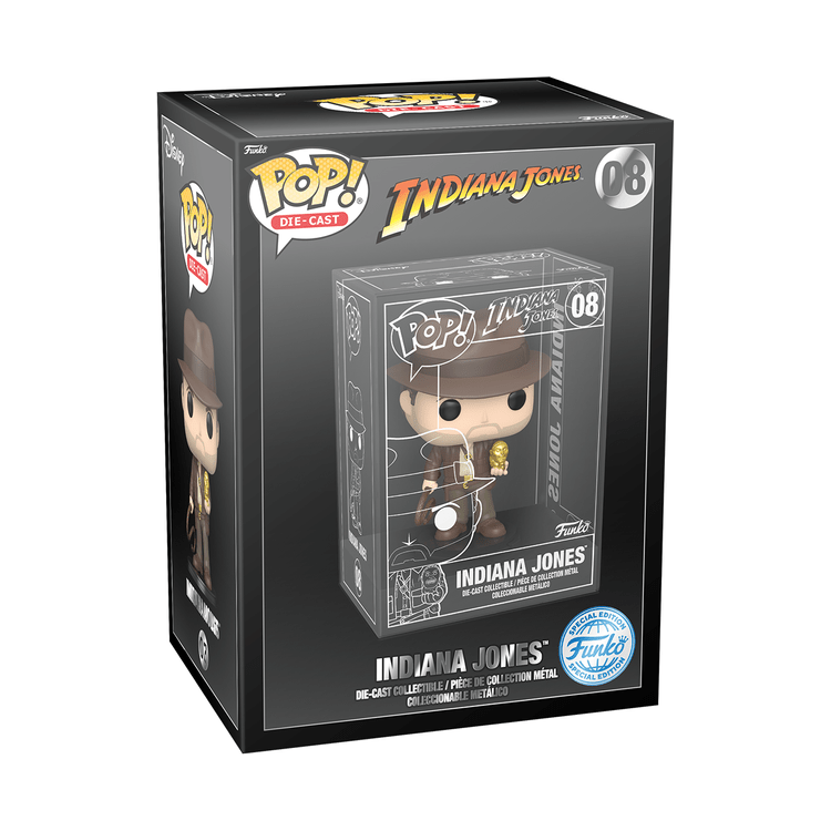 Funko - Funko POP! Die-Cast Indiana Jones with Idol - World of Funko