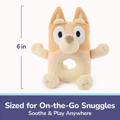 Gund - GUND Bingo Plush Ring Rattle - 6” - World Of Bluey