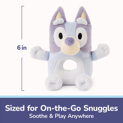 Gund - GUND Bluey Plush Ring Rattle - 6” - World Of Bluey