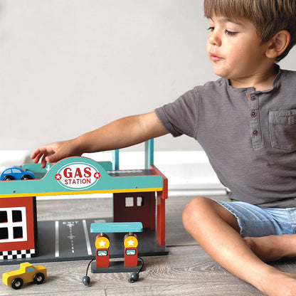 Mentari - Gas Station Playset - Preschool