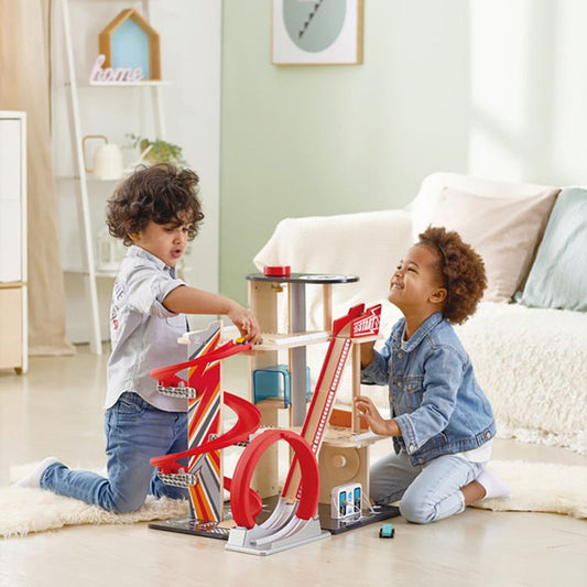 Hape - Gearhead Stunt Garage - Preschool