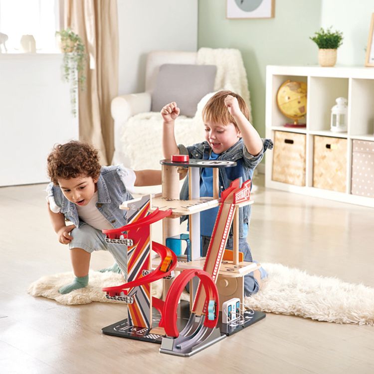 Hape - Gearhead Stunt Garage - Preschool