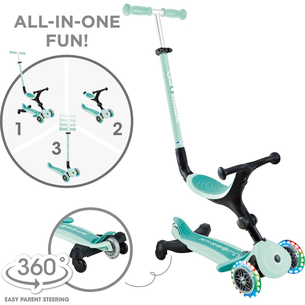 Globber - Go Up Active 360 Scooter - Mint - Outdoor