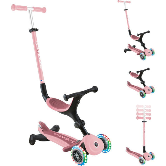 Globber - Go Up Active 360 Scooter - Pastel Pink - Outdoor