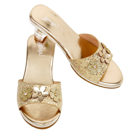 Souza - High-Heel Ellina Slipper (Gold) - Size 12-13 - Dress up