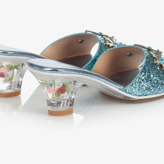 Souza - High-Heel Ice Queen Slipper (Blue) - Size 8-9 - Dress up