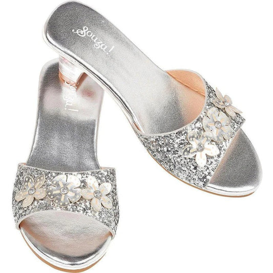 Souza - High-Heel Mariona Slipper (Silver) - Size 8-9 - Dress up