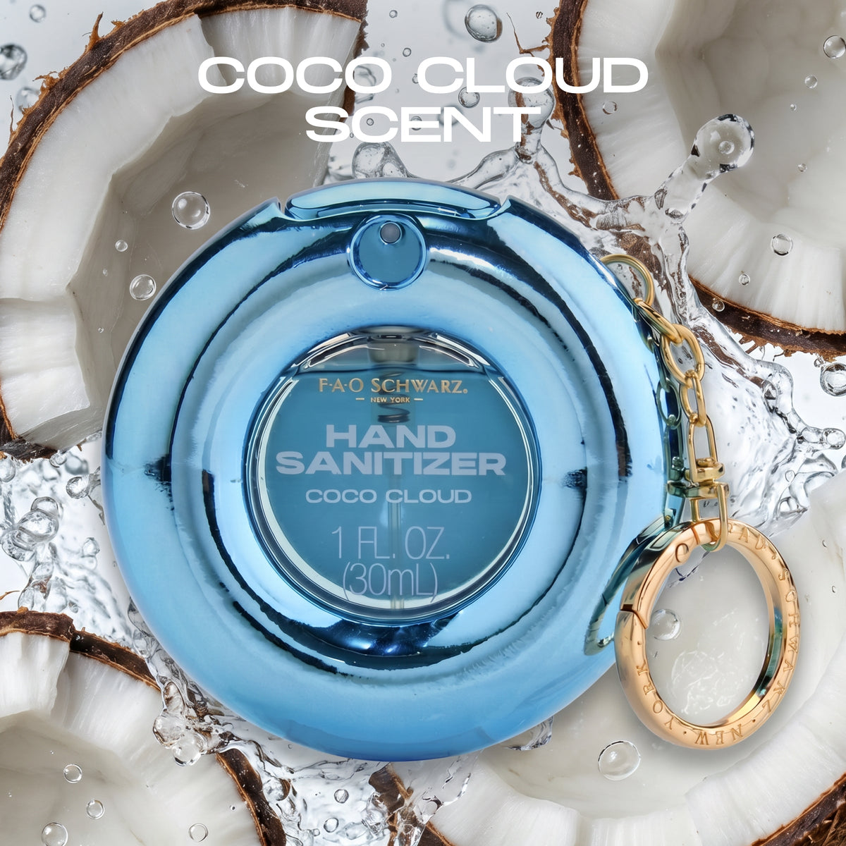 FAO Schwarz - Hydrating Hand Sanitizer Spray – Coco Cloud - Fashion Activity and Roleplay