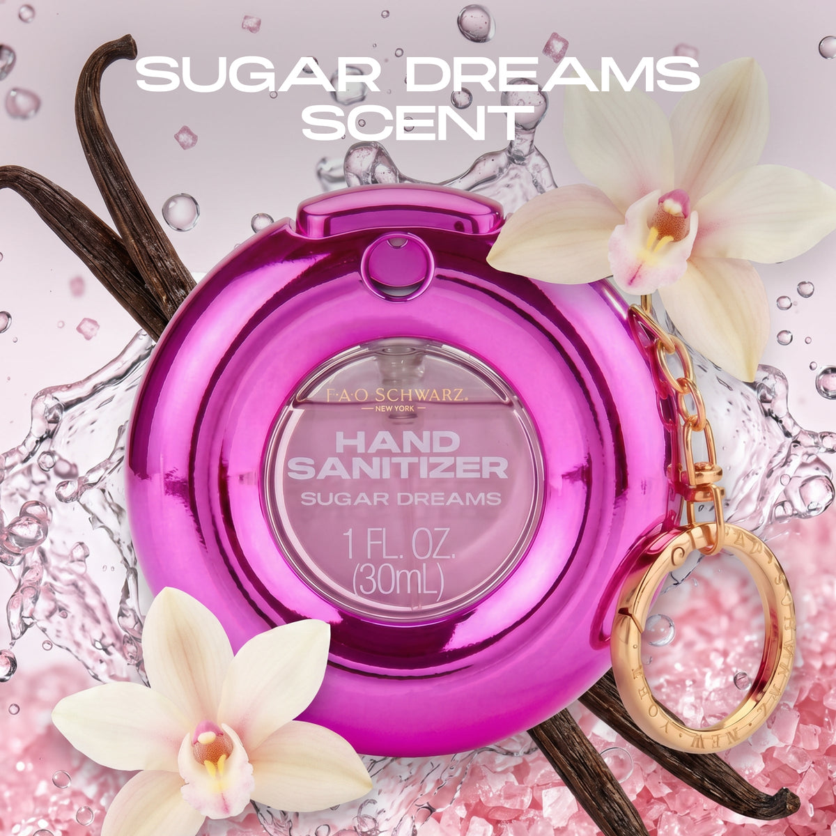 FAO Schwarz - Hydrating Hand Sanitizer Spray – Sugar Dream - Fashion Activity and Roleplay
