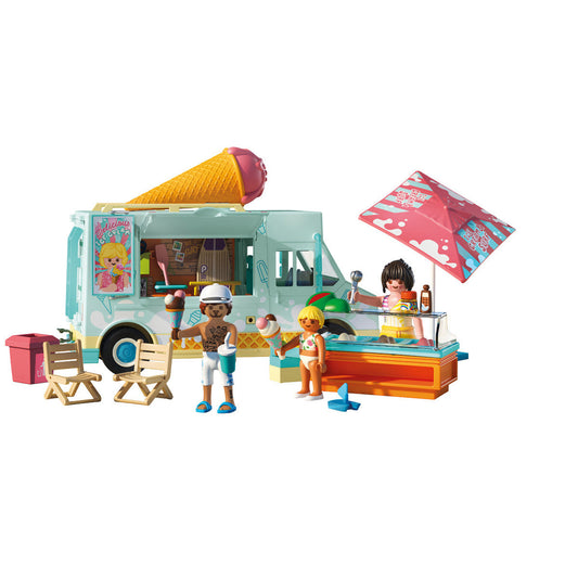 Playmobil - Ice Cream Truck with Surf Shop Playset - Preschool