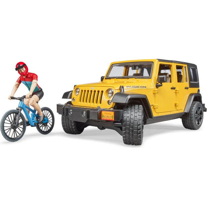 Bruder - Jeep Wrangler Rubicon with Mountain Bike & Figurine - Vehicles