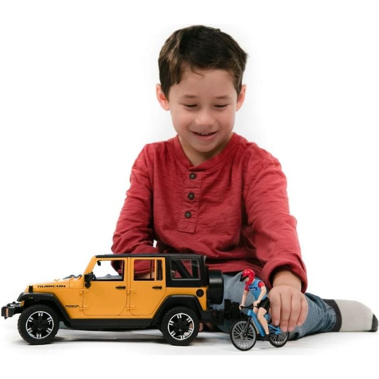 Bruder - Jeep Wrangler Rubicon with Mountain Bike & Figurine - Vehicles