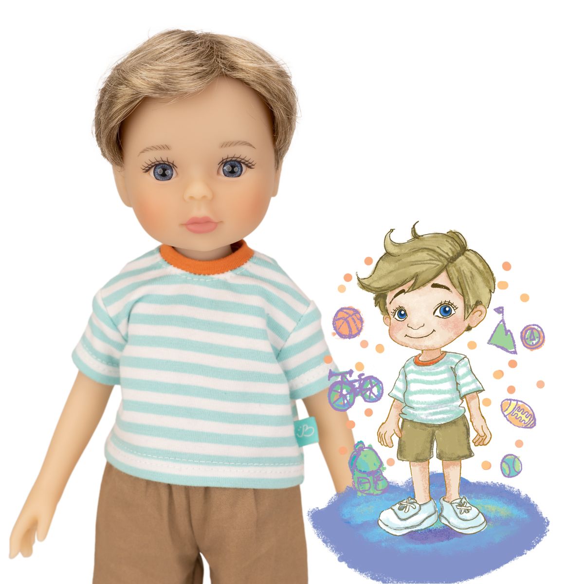 Ruby Red Fashion Friends - Jolli Buddies - Benjamin 12.5" Collectible Doll - Dolls