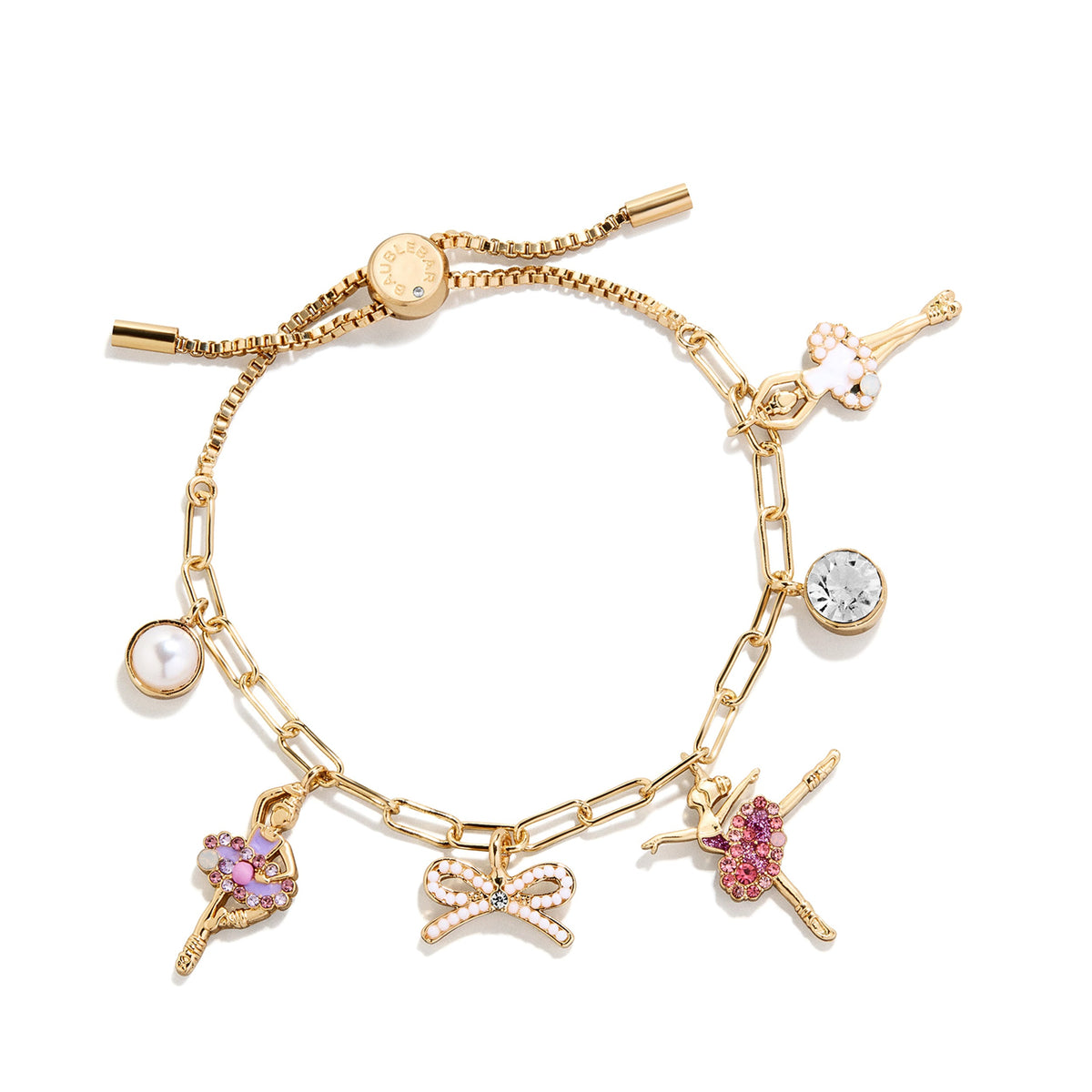 Minibar by BaubleBar - Kids' Ballet Motif Charm Bracelet - Holiday