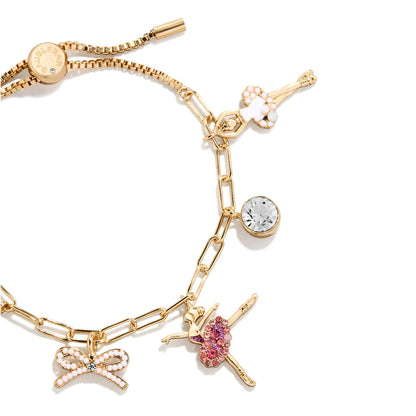 Minibar by BaubleBar - Kids' Ballet Motif Charm Bracelet - Holiday